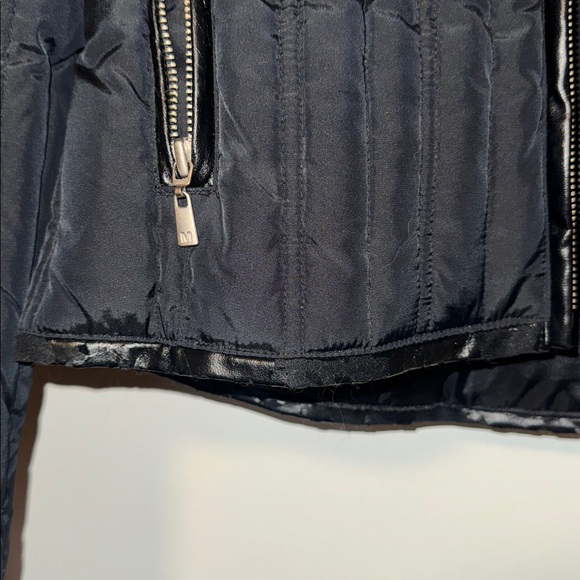 Michael Kors Black Quilted Puffer Jacket with Brown Fur animal Trim - Picture 10 of 12